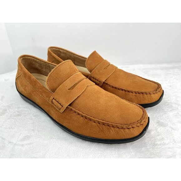Samuel Hubbard Free Spirit Loafers Mens 10.5 M Tan Leather Driving Casual Shoes main image 4